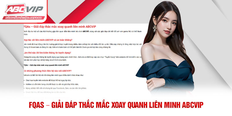 ABCVIP – Liên Minh Dẫn Đầu Xu Hướng Giải Trí Việt Nam 2026 8 FQAs - Giải đáp thắc mắc xoay quanh liên minh ABCVIP