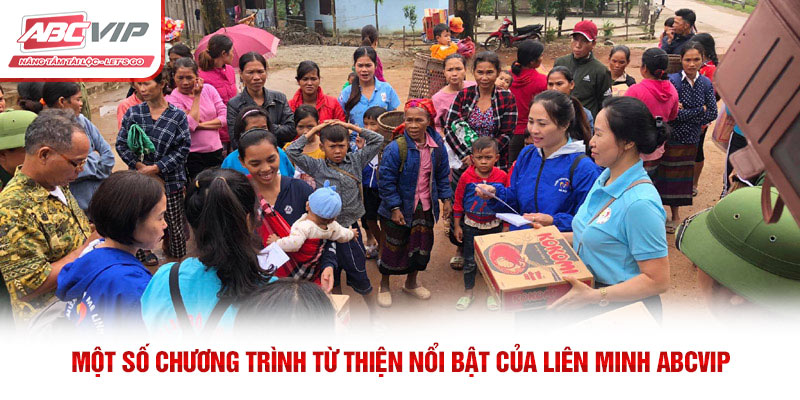 ABCVIP – Liên Minh Dẫn Đầu Xu Hướng Giải Trí Việt Nam 2026 7 Một số chương trình từ thiện nổi bật của liên minh ABCVIP